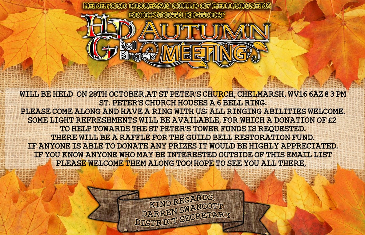 Bridgnorth District Autumn Meeting